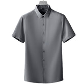 Non-ironing Short-sleeved Shirt Men's Anti-wrinkle Business